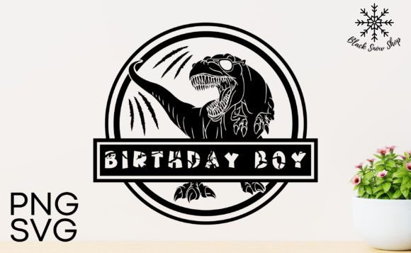 Birthday Boy Dino T-rex Svg: Designer's Take for Real Projects