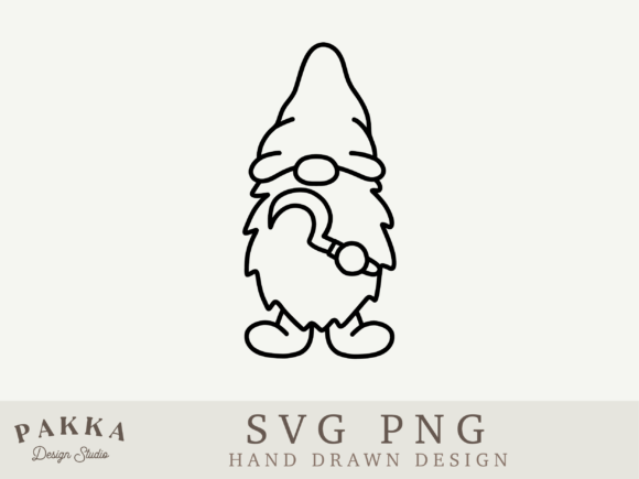 Garden Gnome SVG Outline: An Embroidery Review