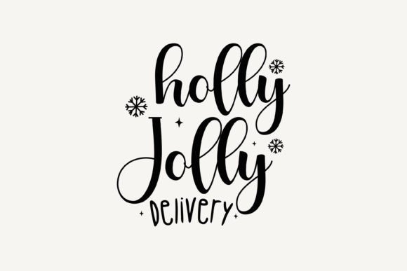 Holly Jolly Delivery, Christmas SVG