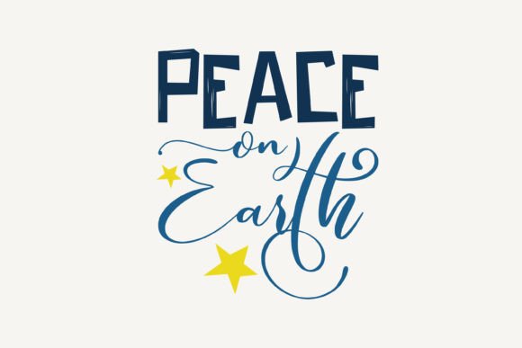 Peace on Earth, Christmas SVG