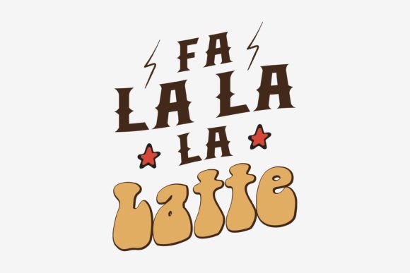 Retro Christmas Coffee Quote Svg Design