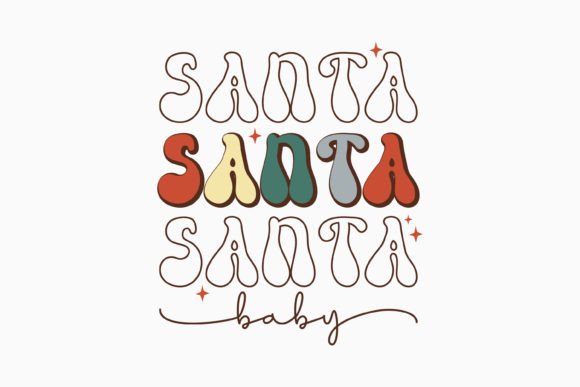 Santa Baby Retro Christmas Quote SVG Review